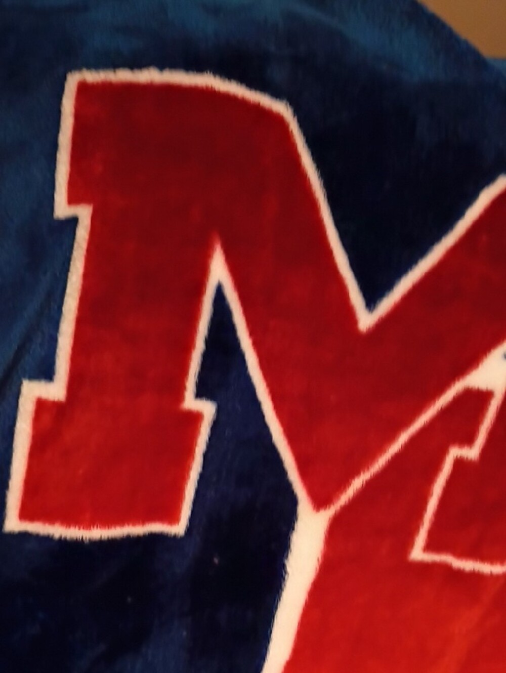 Ole Miss Red Plush Throw Blanket - Collegiate Soft Throw - Picture 8 of 8